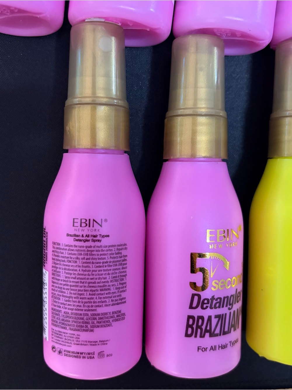 Lot of 9 Ebin New York 5 Second Detangler for Brazilian and Natural Hair - Picture 2 of 4